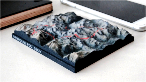 Book Hiking 3D Relief