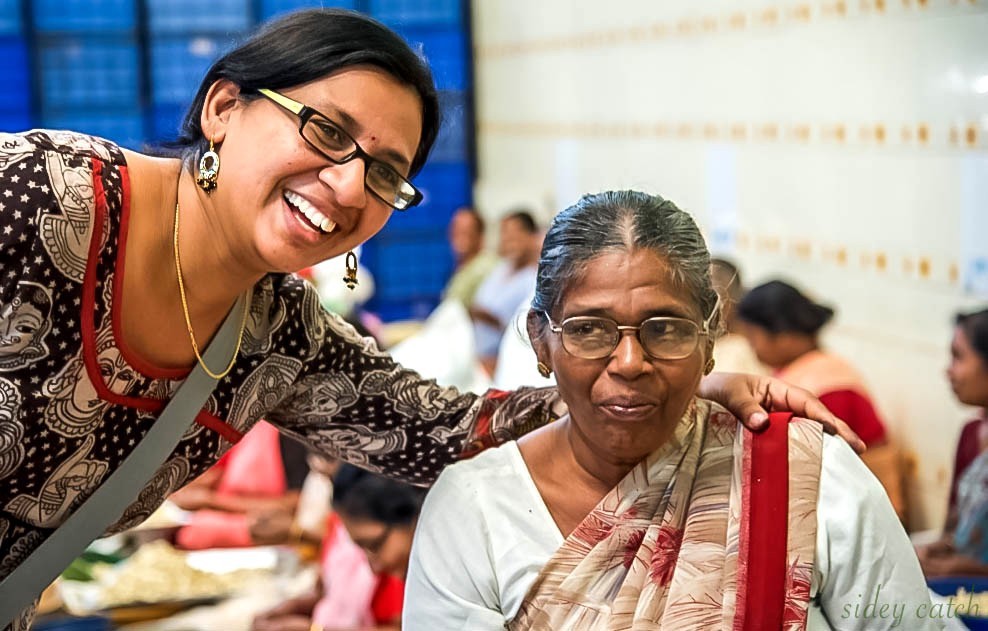 Cashew factory women in India 