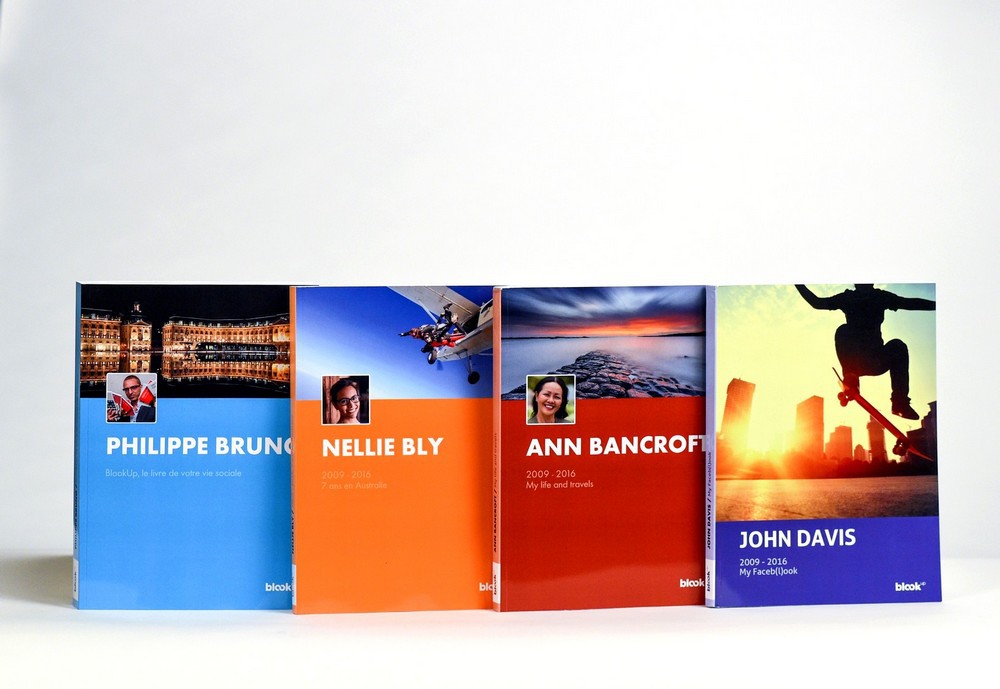 Examples of Facebook books' covers