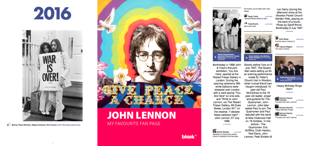 The book of your Facebook Fan Pages - John Lennon