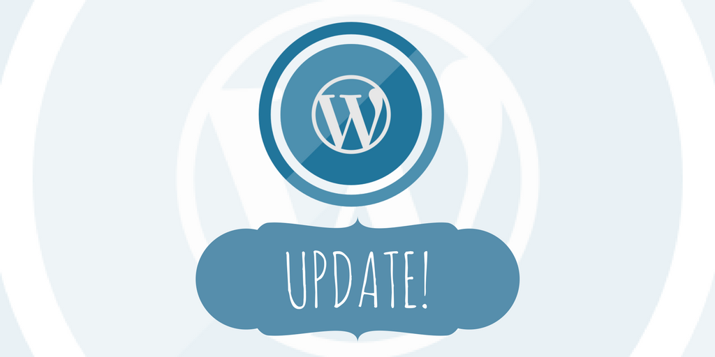 Jetpack update logo and wordpress logo 