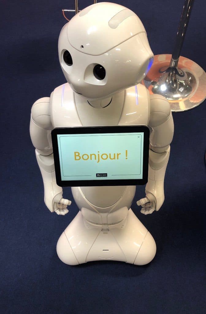 A robot at the vivatech conference 