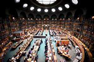 Salle de lecture - Bibliothèque Nationale de France - Paris Richelieu