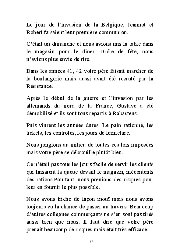 Petites Histoires Familiales